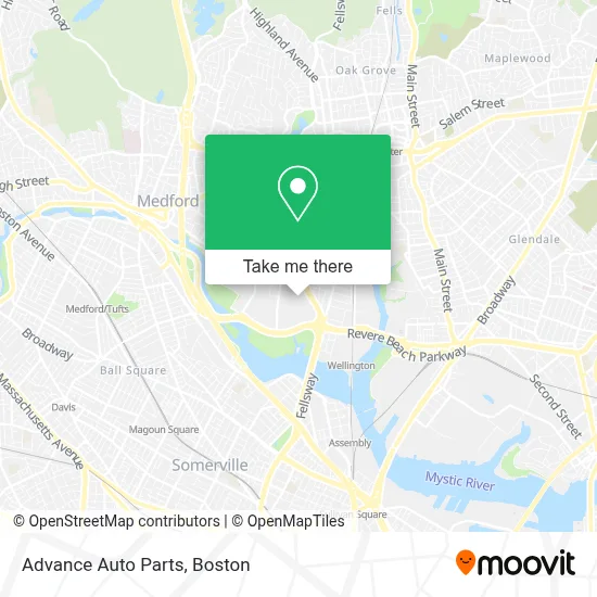 Advance Auto Parts map