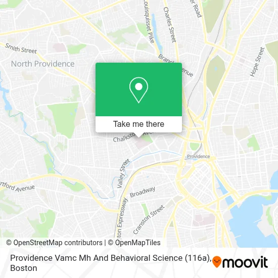 Providence Vamc Mh And Behavioral Science (116a) map