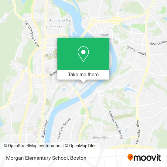 Morgan Elementary School map