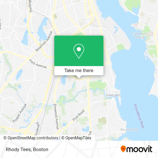 Rhody Tees map