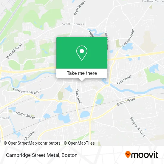 Cambridge Street Metal map
