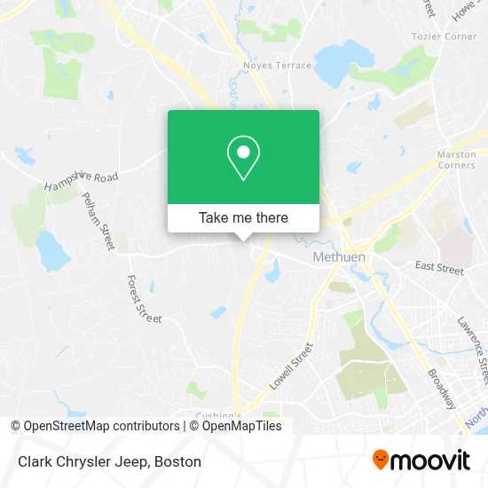 Clark Chrysler Jeep map