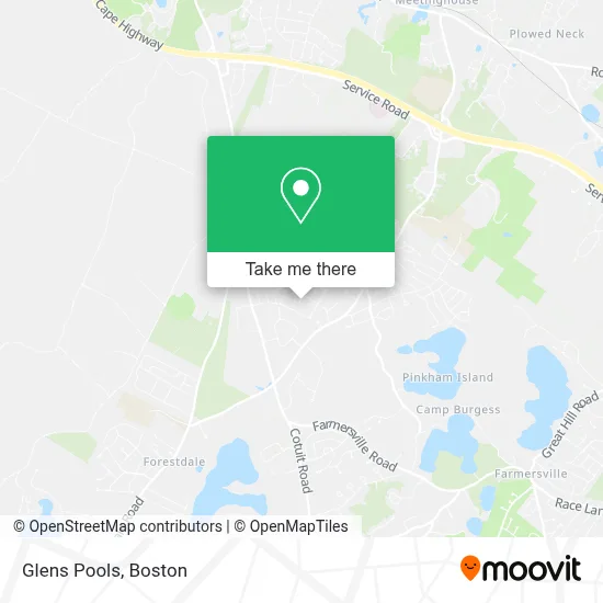 Glens Pools map