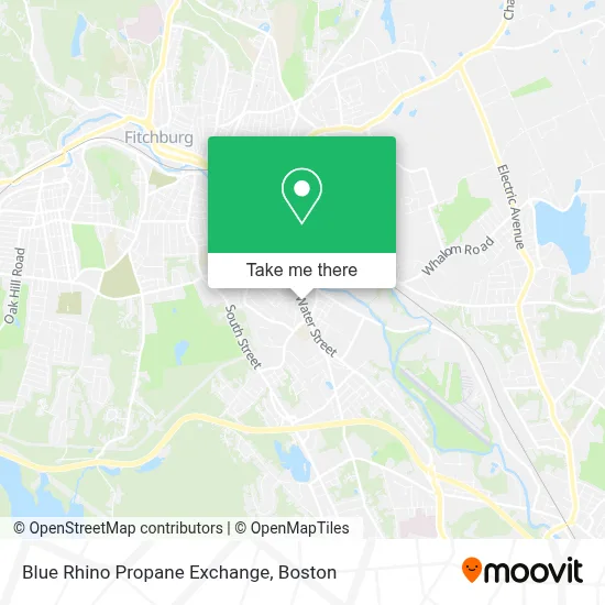 Blue Rhino Propane Exchange map
