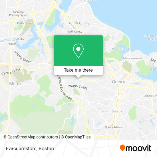 Evacuumstore map