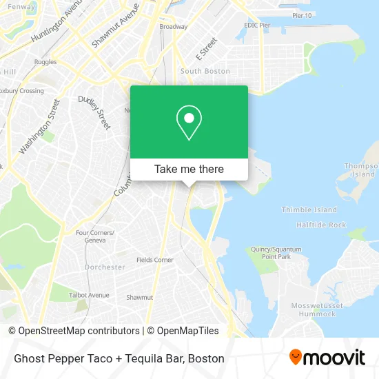 Ghost Pepper Taco + Tequila Bar map