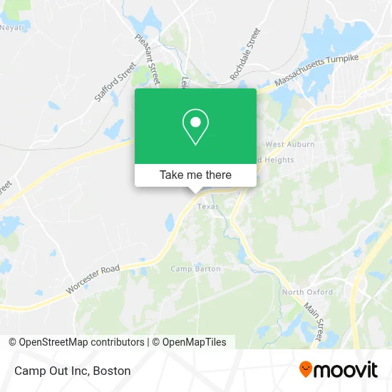 Camp Out Inc map