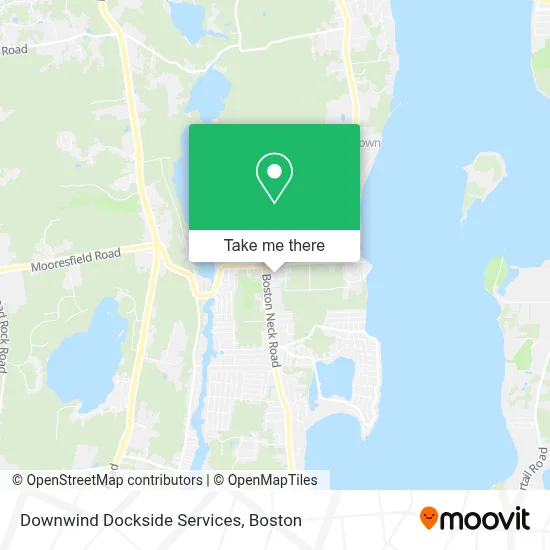 Downwind Dockside Services map