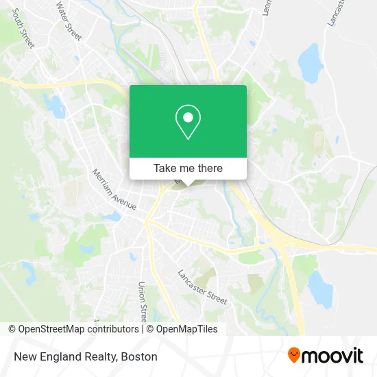 New England Realty map