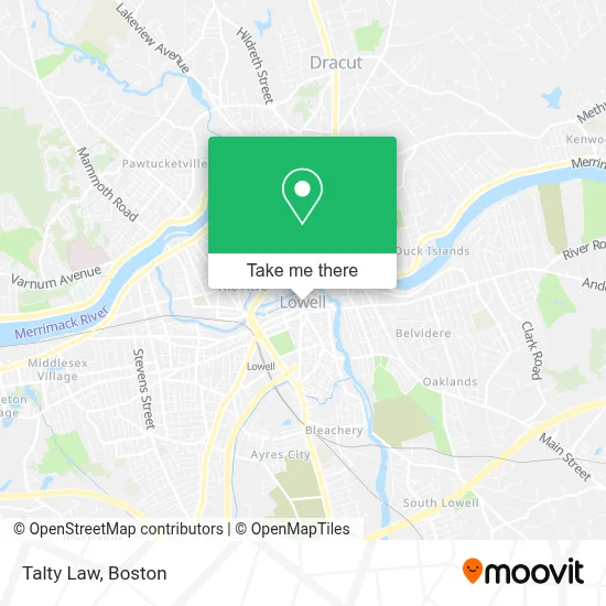 Talty Law map