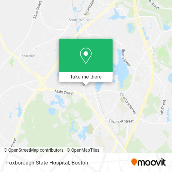 Foxborough State Hospital map