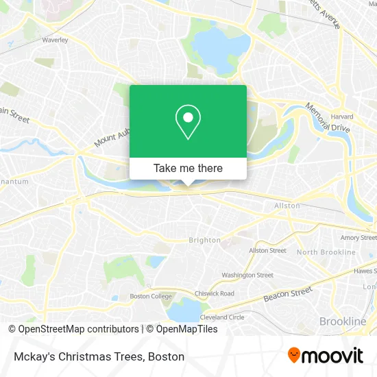 Mckay's Christmas Trees map