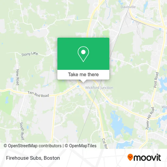 Firehouse Subs map