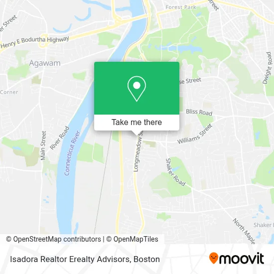 Isadora Realtor Erealty Advisors map