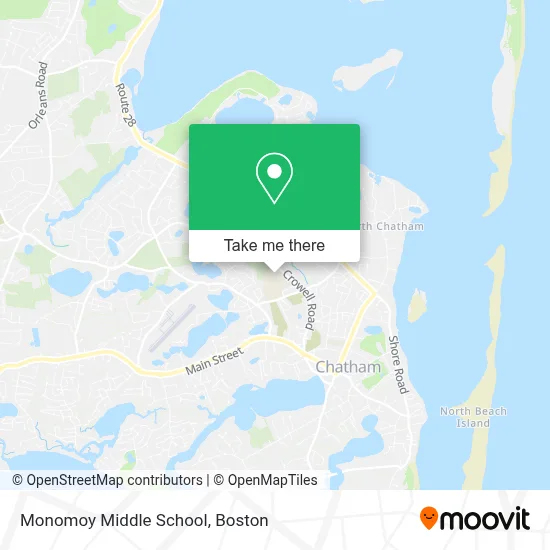 Monomoy Middle School map