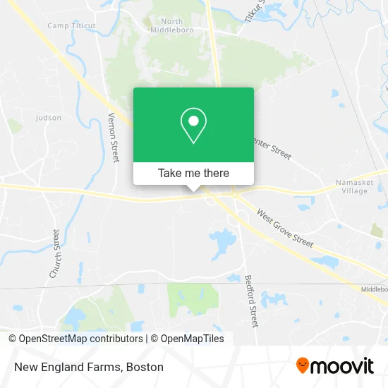 New England Farms map