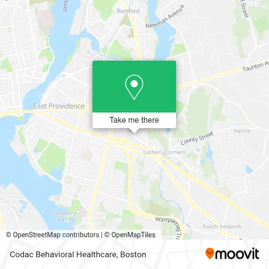 Codac Behavioral Healthcare map