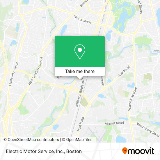 Electric Motor Service, Inc. map