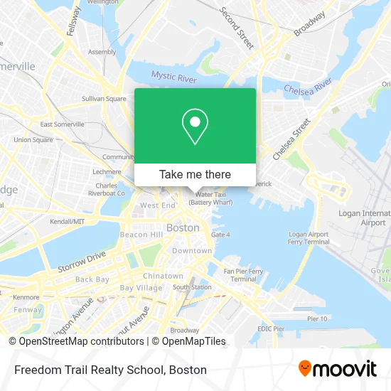 Freedom Trail Realty School map