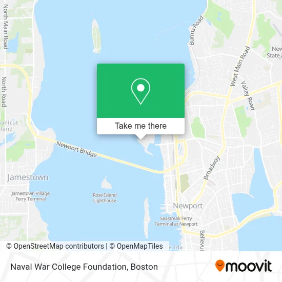 Naval War College Foundation map