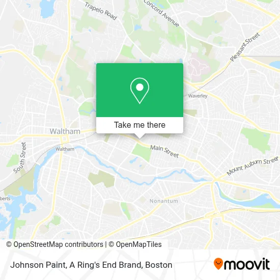 Johnson Paint, A Ring's End Brand map