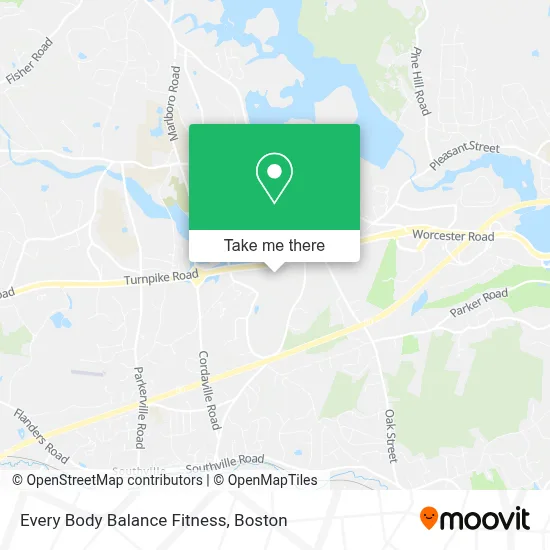 Every Body Balance Fitness map