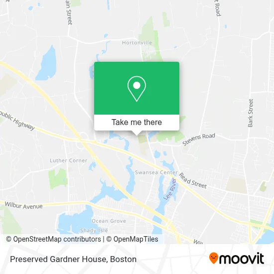 Preserved Gardner House map