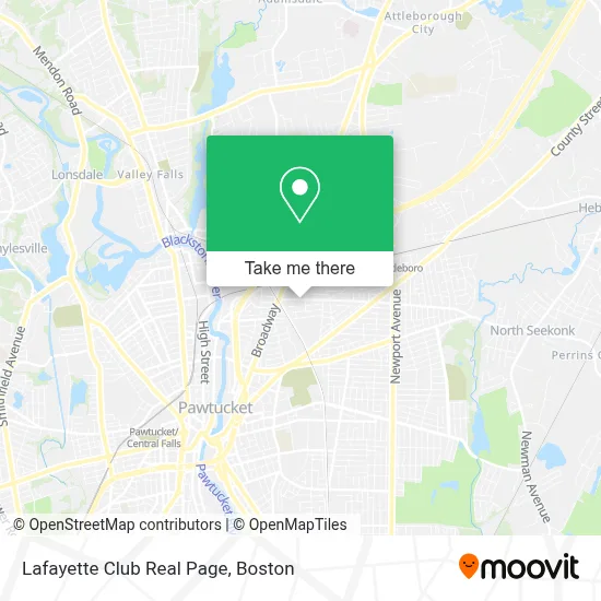 Lafayette Club Real Page map
