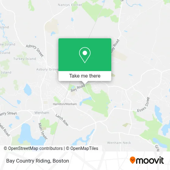 Bay Country Riding map