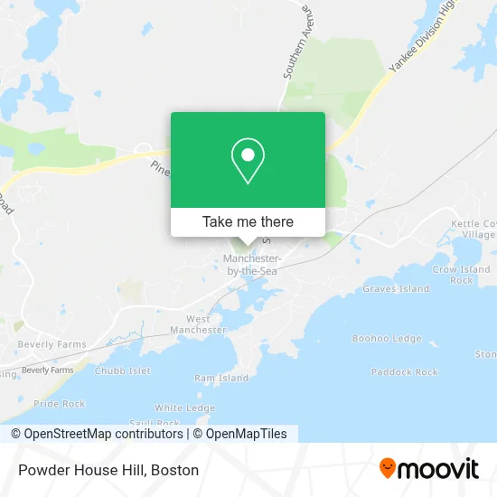 Powder House Hill map