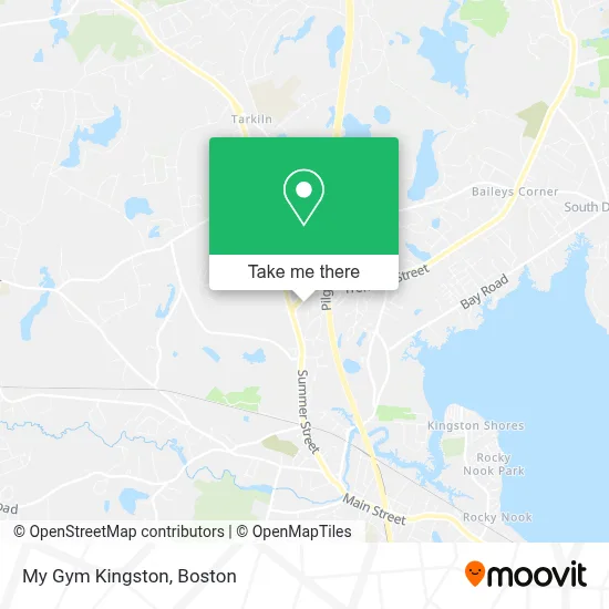 My Gym Kingston map