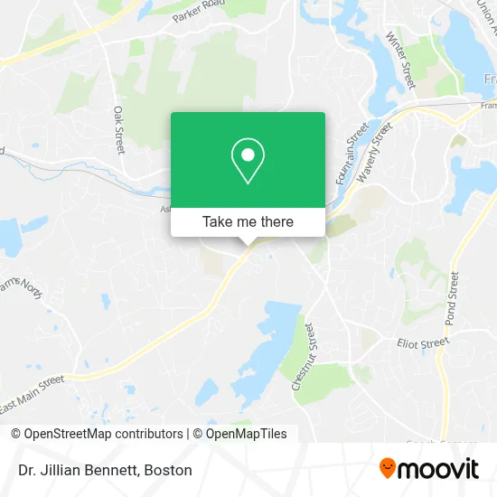 Dr. Jillian Bennett map