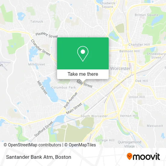Santander Bank Atm map