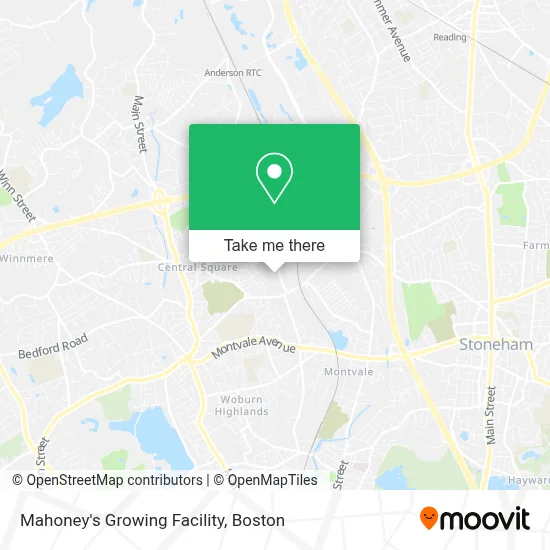 Mahoney's Growing Facility map