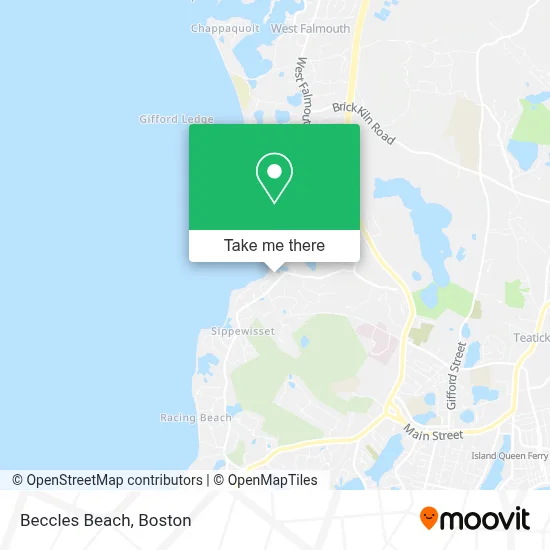 Beccles Beach map