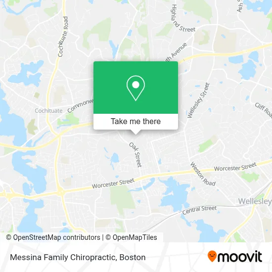 Messina Family Chiropractic map