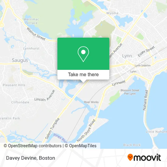 Davey Devine map