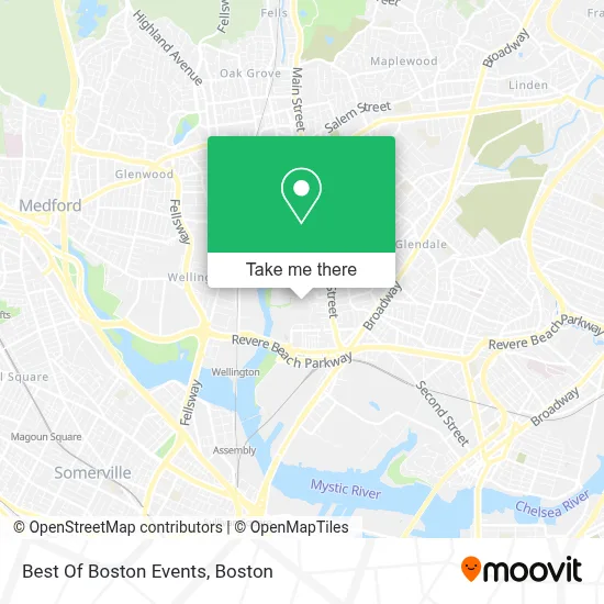 Best Of Boston Events map