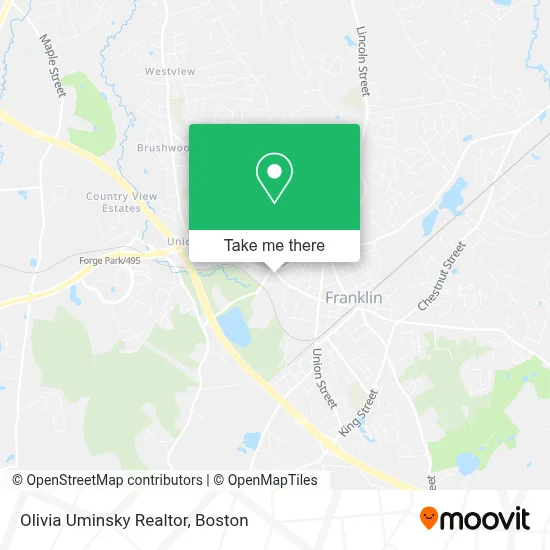 Olivia Uminsky Realtor map