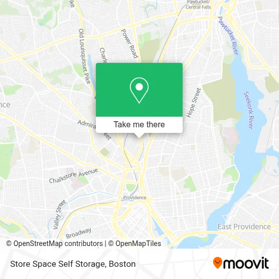 Store Space Self Storage map