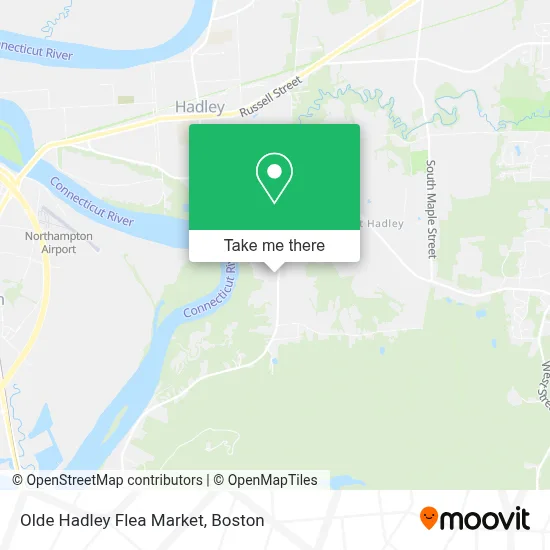 Olde Hadley Flea Market map