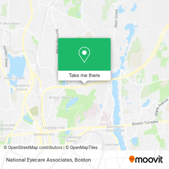 National Eyecare Associates map