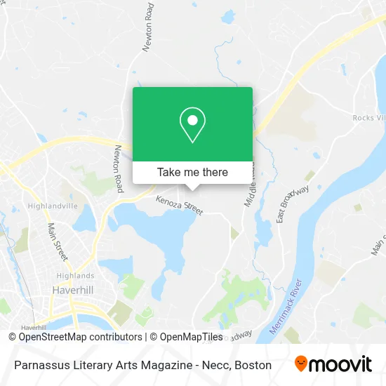 Parnassus Literary Arts Magazine - Necc map