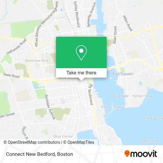 Connect New Bedford map