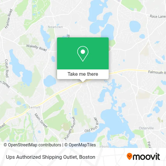 Ups Authorized Shipping Outlet map