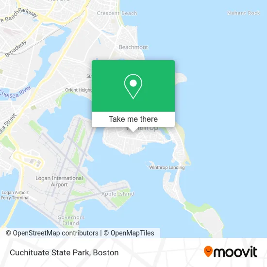 Cuchituate State Park map