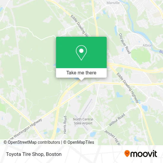 Toyota Tire Shop map