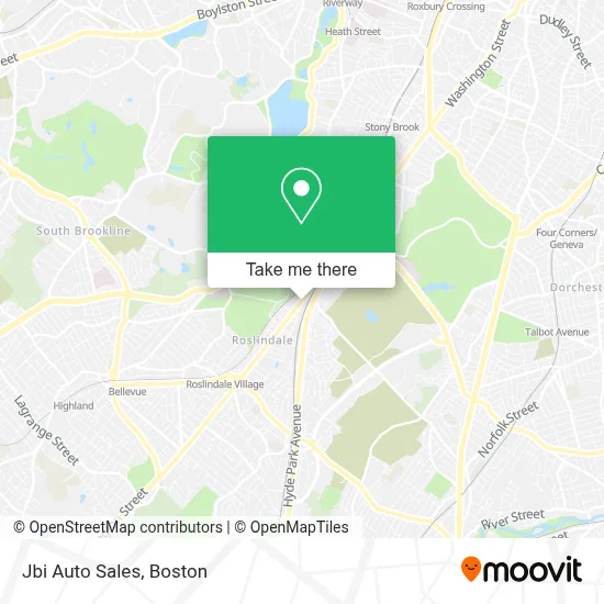 Jbi Auto Sales map
