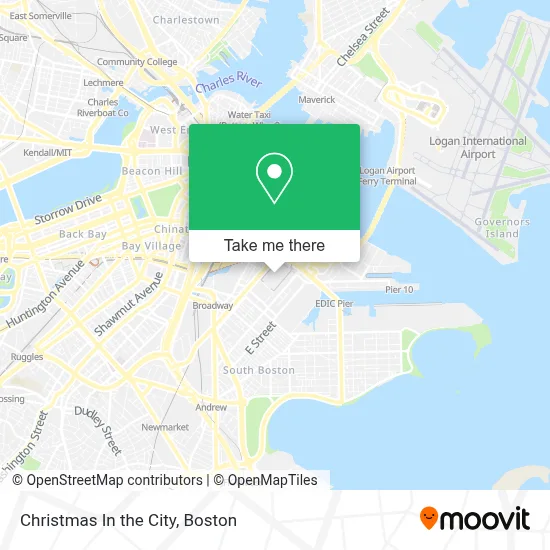 Christmas In the City map