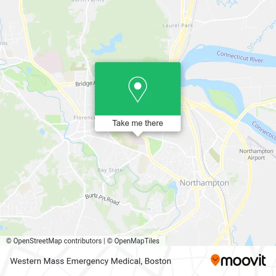 Western Mass Emergency Medical map
